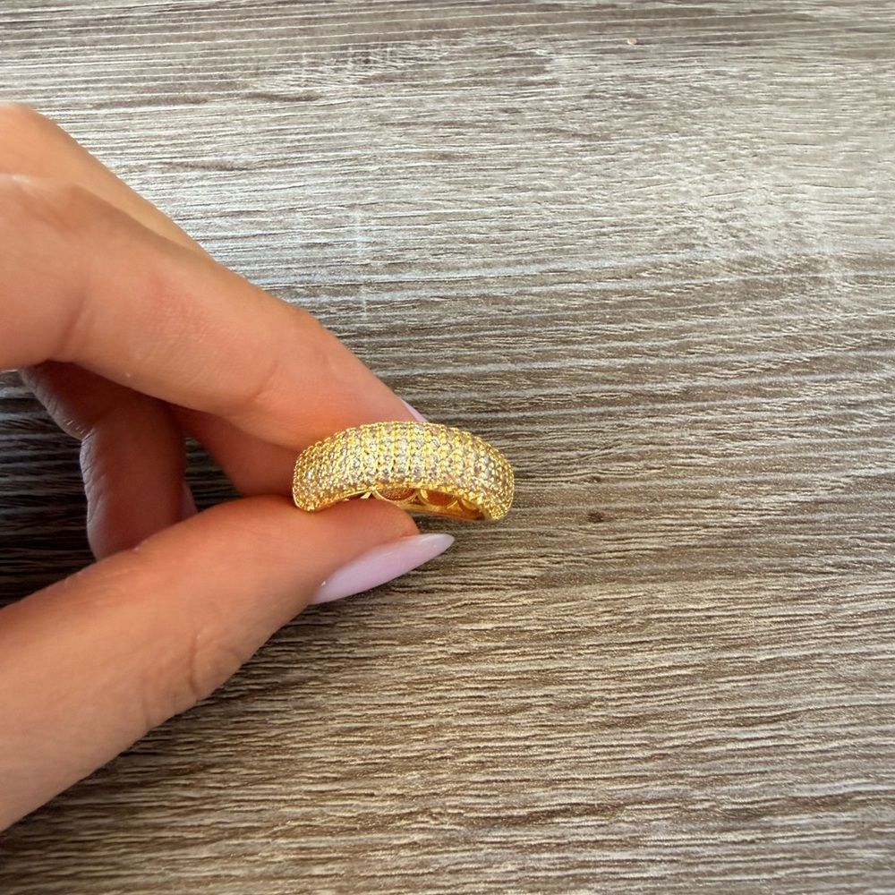 Elegant Gold Women's Ring N1199 - Picture 3 of 4